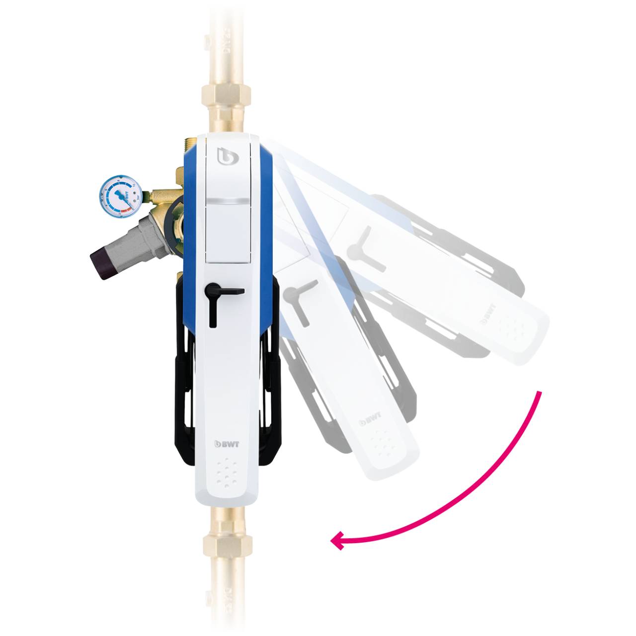 E1 vertical installation